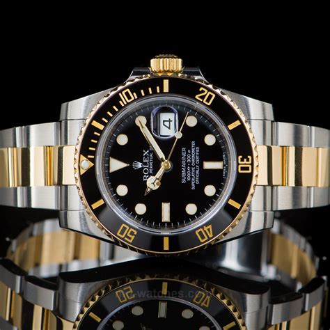 rolex 2 tone submariner price|Rolex Submariner price list.